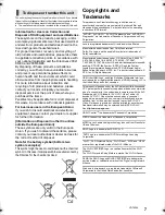 Preview for 7 page of Panasonic SC-BTT500W Basic Operating Instructions Manual