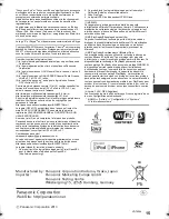 Preview for 15 page of Panasonic SC-BTT500W Basic Operating Instructions Manual