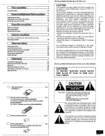 Preview for 3 page of Panasonic SC-DK10 Operating Instructions Manual