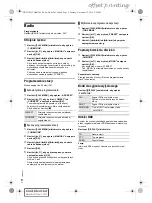 Preview for 72 page of Panasonic SC-HC212 Operating Instructions Manual