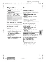 Preview for 75 page of Panasonic SC-HC212 Operating Instructions Manual