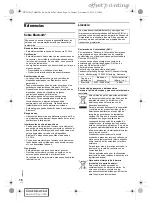 Preview for 112 page of Panasonic SC-HC212 Operating Instructions Manual