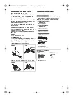 Preview for 3 page of Panasonic SC-HC297 Operating Instructions Manual