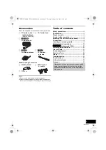 Preview for 3 page of Panasonic SC-HC37DB Operating Instructions Manual