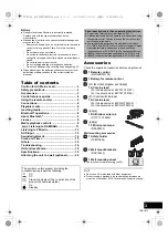 Preview for 3 page of Panasonic SC-HC412 Operating Instructions Manual