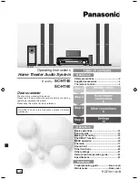 Panasonic SC-HT60 Operating Instructions Manual preview