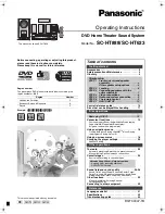 Panasonic SC-HT623 Operating Instructions Manual preview