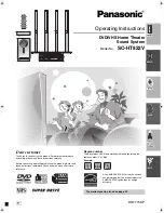 Panasonic SC-HT822 Operating Instructions Manual preview