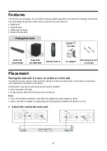 Preview for 4 page of Panasonic SC-HTB150 Operating Instructions Manual