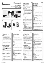 Panasonic SC-HTE80 Quick Start Manual preview