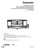 Panasonic SC-HTX5 Operating Instructions Manual preview