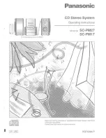 Panasonic SC-PM17 Operating Instructions Manual preview