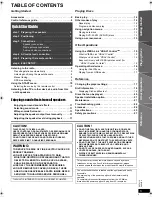 Preview for 5 page of Panasonic SC-PT880 Operating Instructions Manual