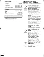 Preview for 98 page of Panasonic SC-PT880 Operating Instructions Manual