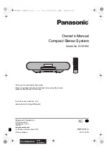 Panasonic SC-RS50 Owner'S Manual preview