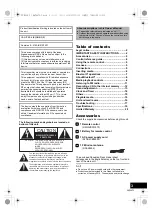 Preview for 3 page of Panasonic SC-RS50 Owner'S Manual