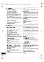 Preview for 18 page of Panasonic SC-RS50 Owner'S Manual