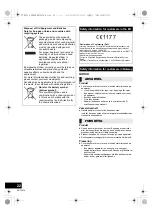 Preview for 22 page of Panasonic SC-RS52 Operating Instructions Manual