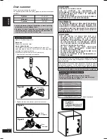 Preview for 2 page of Panasonic SC-VK62D Operating Instructions Manual