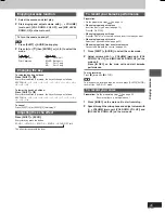 Preview for 25 page of Panasonic SC-VK72D Operating Instructions Manual