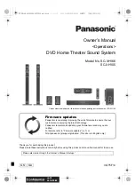 Panasonic SC-XH166 Owner'S Manual preview