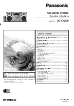 Preview for 17 page of Panasonic SCAK230 - MINI HES W/CD PLAYER Operating Instructions Manual