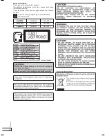 Preview for 2 page of Panasonic SCAK340 - HES SYSTEM Operating Instructions Manual