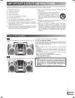 Preview for 3 page of Panasonic SCAK340 - HES SYSTEM Operating Instructions Manual