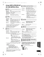 Preview for 49 page of Panasonic SCBTT350 - 3D BLU-RAY HOME THEATRE Operating Instructions Manual