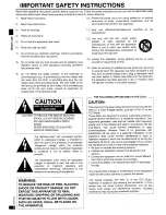 Preview for 2 page of Panasonic SCHT05 - RECEIVER W/5 DISK DV Operating Instructions Manual