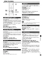 Preview for 19 page of Panasonic SCHT07 - RECEIVER W/5 DISK DV Operating Instructions Manual