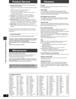 Preview for 34 page of Panasonic SCHT733 - DVD THEATER RECEIVER Operating Instructions Manual