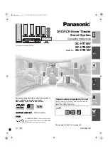 Panasonic SCHT800V - DVD THEATER RECEIVER Operating Instructions Manual preview