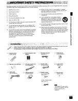 Preview for 3 page of Panasonic SCHT920 - RECEIVER W/5-DISK DV Operating Instructions Manual