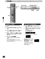 Preview for 22 page of Panasonic SCHT920 - RECEIVER W/5-DISK DV Operating Instructions Manual