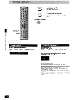 Preview for 26 page of Panasonic SCHT920 - RECEIVER W/5-DISK DV Operating Instructions Manual