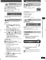 Preview for 27 page of Panasonic SCHT930 - DVD THEATER RECEIVER Operating Instructions Manual