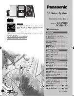 Panasonic SCPM19 - MINI HES W/CD PLAYER Operating Instructions Manual preview