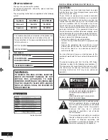 Preview for 2 page of Panasonic SCPM19 - MINI HES W/CD PLAYER Operating Instructions Manual