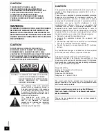 Preview for 2 page of Panasonic SCPM71SD - MINI HES W/CD PLAYER Operating Instructions Manual