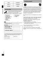 Preview for 4 page of Panasonic SCPM71SD - MINI HES W/CD PLAYER Operating Instructions Manual