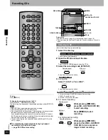 Preview for 24 page of Panasonic SCPM71SD - MINI HES W/CD PLAYER Operating Instructions Manual