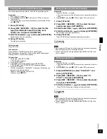 Preview for 31 page of Panasonic SCPM71SD - MINI HES W/CD PLAYER Operating Instructions Manual