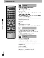 Preview for 32 page of Panasonic SCPM71SD - MINI HES W/CD PLAYER Operating Instructions Manual