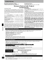 Preview for 40 page of Panasonic SCPM71SD - MINI HES W/CD PLAYER Operating Instructions Manual