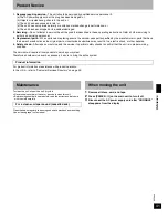 Preview for 41 page of Panasonic SCPM71SD - MINI HES W/CD PLAYER Operating Instructions Manual