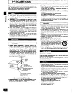 Preview for 4 page of Panasonic SCPM88 - CD STEREO SYSTEM Operating Instructions Manual