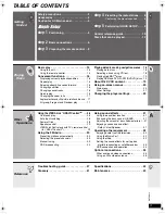 Preview for 3 page of Panasonic SCPTX5 - DVD HOME THEATER SOUND SYSTEM Operation Manual