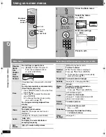 Preview for 20 page of Panasonic SCPTX5 - DVD HOME THEATER SOUND SYSTEM Operation Manual