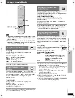 Preview for 31 page of Panasonic SCPTX5 - DVD HOME THEATER SOUND SYSTEM Operation Manual